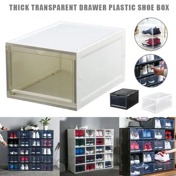Boot Shoe Plastic Storage Transparent Box Stackable Case Drawer Organizer Home LBShipping
Boot Shoe Plastic Storage Transparent Box Stackable Case Drawer Organizer Home LBShipping