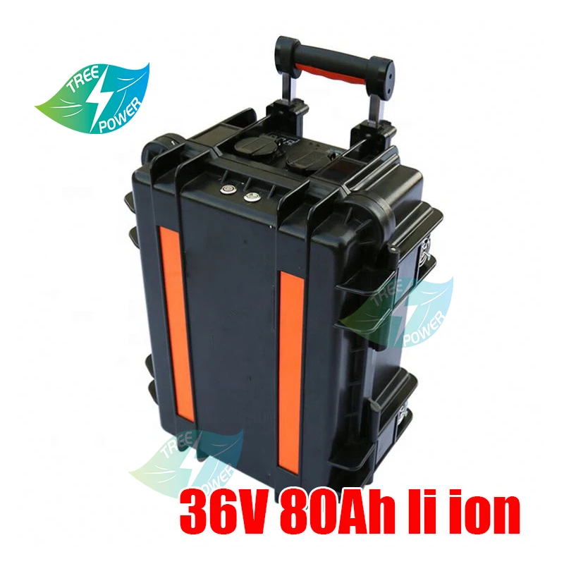 36V 80Ah Lithium li ion battery for electric fishing boat RV solar system caravanas +Charger
36V 80Ah Lithium li ion battery for electric fishing boat RV solar system caravanas +Charger
