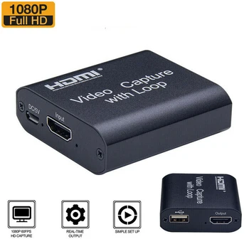 Home Office Game Recording USB To HDMI For Live Streaming Computer PC Video Card 4K 1080P 60fps Meeting With Loop 
Home Office Game Recording USB To HDMI For Live Streaming Computer PC Video Card 4K 1080P 60fps Meeting With Loop