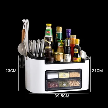 HOT Multi-function Household Seasoning Storage Box Large Capacity Cutter Holder Kitchen Supplies TI99
HOT Multi-function Household Seasoning Storage Box Large Capacity Cutter Holder Kitchen Supplies TI99