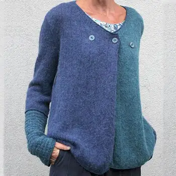 Plus Size Spring Pull Cardigan Autumn Fashion V Neck Long Sleeve Sweaters Women Patchwork Knit Tunic Top Female Blusas Jumper
Plus Size Spring Pull Cardigan Autumn Fashion V Neck Long Sleeve Sweaters Women Patchwork Knit Tunic Top Female Blusas Jumper