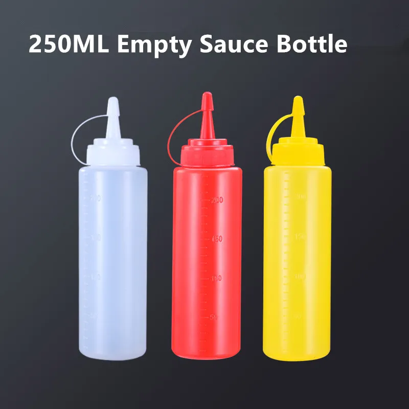 UMETASS 250ML sauce bottle with Twist On Cap Food Grade squeeze bottles Leakproof oil ketchup container 2PCS/lot
UMETASS 250ML sauce bottle with Twist On Cap Food Grade squeeze bottles Leakproof oil ketchup container 2PCS/lot