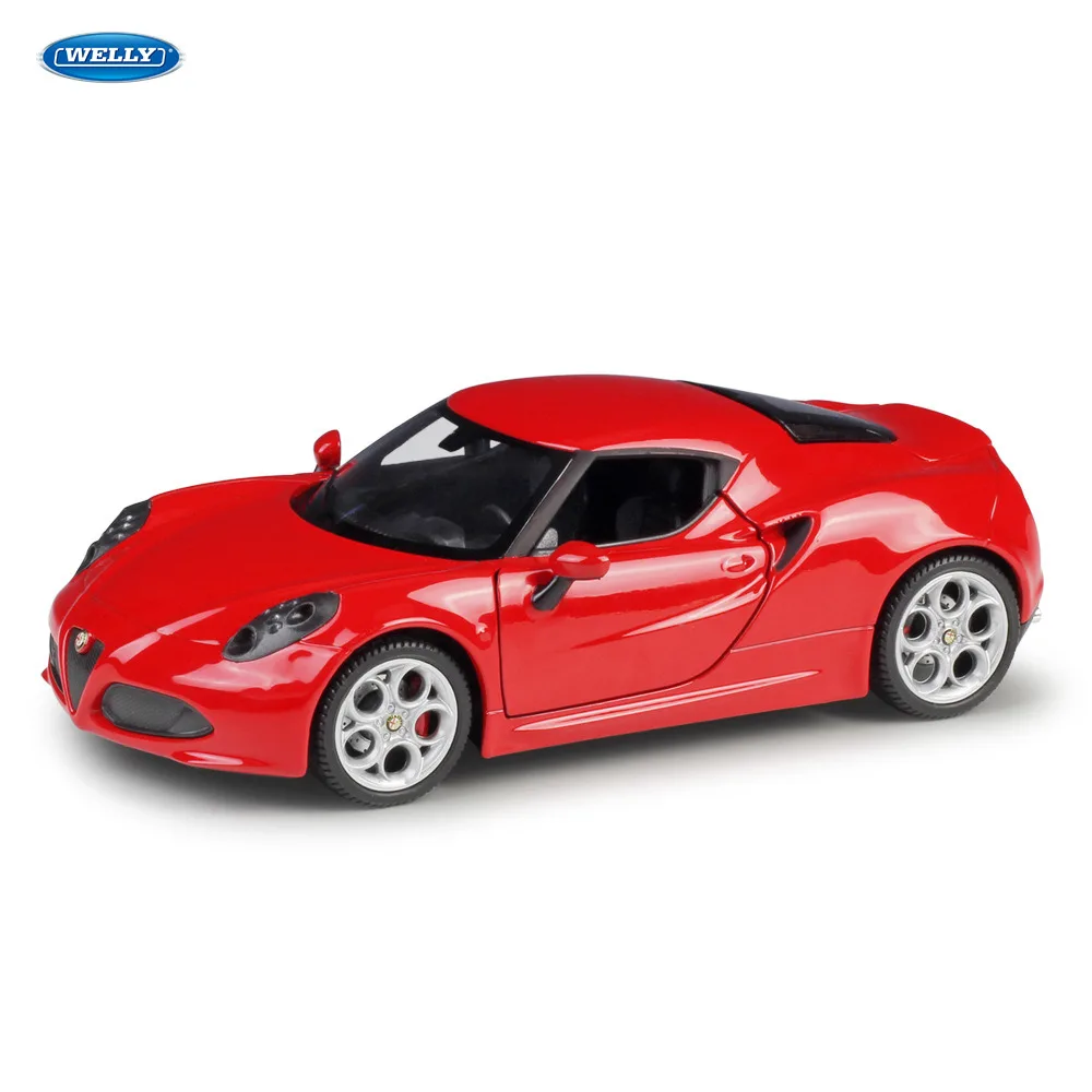 WELLY 1:24 Alfa Romeo 4C sports car machine Simulation Alloy Car Model Collection toy tools
WELLY 1:24 Alfa Romeo 4C sports car machine Simulation Alloy Car Model Collection toy tools