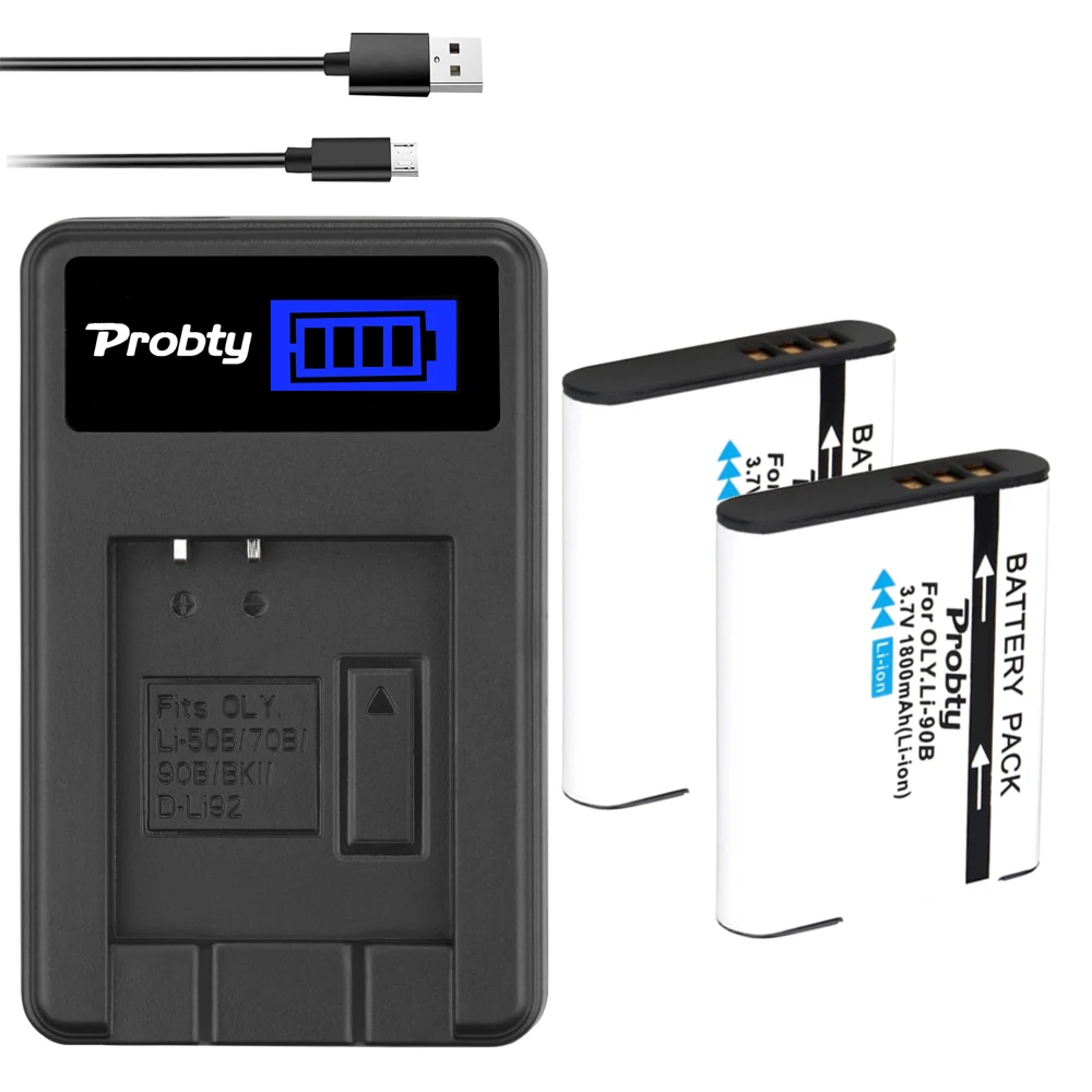 Li-90B Li90B Li-92B Battery For Olympus Tough TG-6 TG-5 TG-Tracker SH-1 SH-2 SP-100 IHS TG-1 TG-2+LCD USB Charger | Электроника