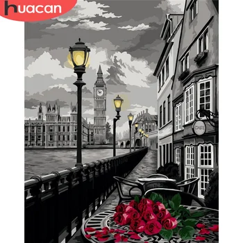 HUACAN Painting By Numbers City Landscape Drawing On Canvas HandPainted Art Pictures By Number Kits Home Decor DIY Gift
HUACAN Painting By Numbers City Landscape Drawing On Canvas HandPainted Art Pictures By Number Kits Home Decor DIY Gift