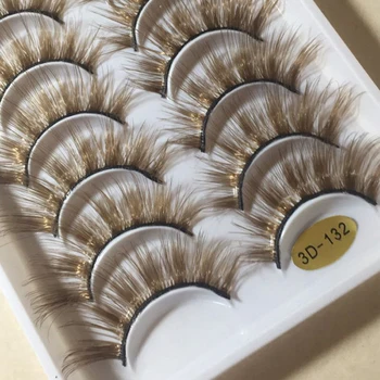 10 Pairs 3D Mink Color False Eyelashes Brown Cross Long Natural Fake Lashes Stage Show Makeup Thick Eyelashe
10 Pairs 3D Mink Color False Eyelashes Brown Cross Long Natural Fake Lashes Stage Show Makeup Thick Eyelashe