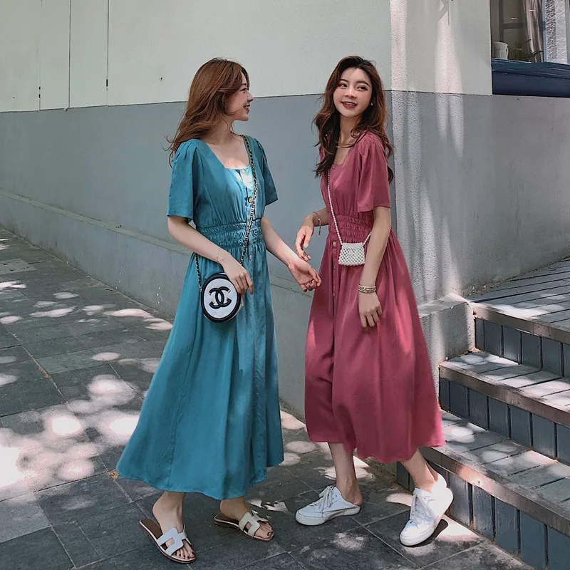 Pessimistic-Style Dress 2019 New Style Xia Yang Gas Waist Hugging Slimming Wisdom Smoked Skirt French Platycodon Grandiflorum Sk
Pessimistic-Style Dress 2019 New Style Xia Yang Gas Waist Hugging Slimming Wisdom Smoked Skirt French Platycodon Grandiflorum Sk