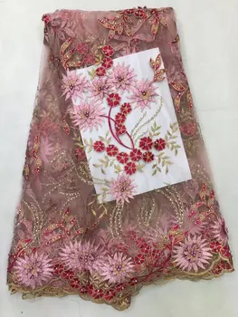 Simple Design French Net African Lace Fabric For Dress 2018 Stones Nigerian Embroidered Lace Fabric With Beads JL19822
Simple Design French Net African Lace Fabric For Dress 2018 Stones Nigerian Embroidered Lace Fabric With Beads JL19822