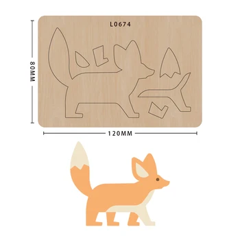 Knife mold Little fox wooden cutting dies mould for scrapbooking-leather crafts die making decor supplies template
Knife mold Little fox wooden cutting dies mould for scrapbooking-leather crafts die making decor supplies template