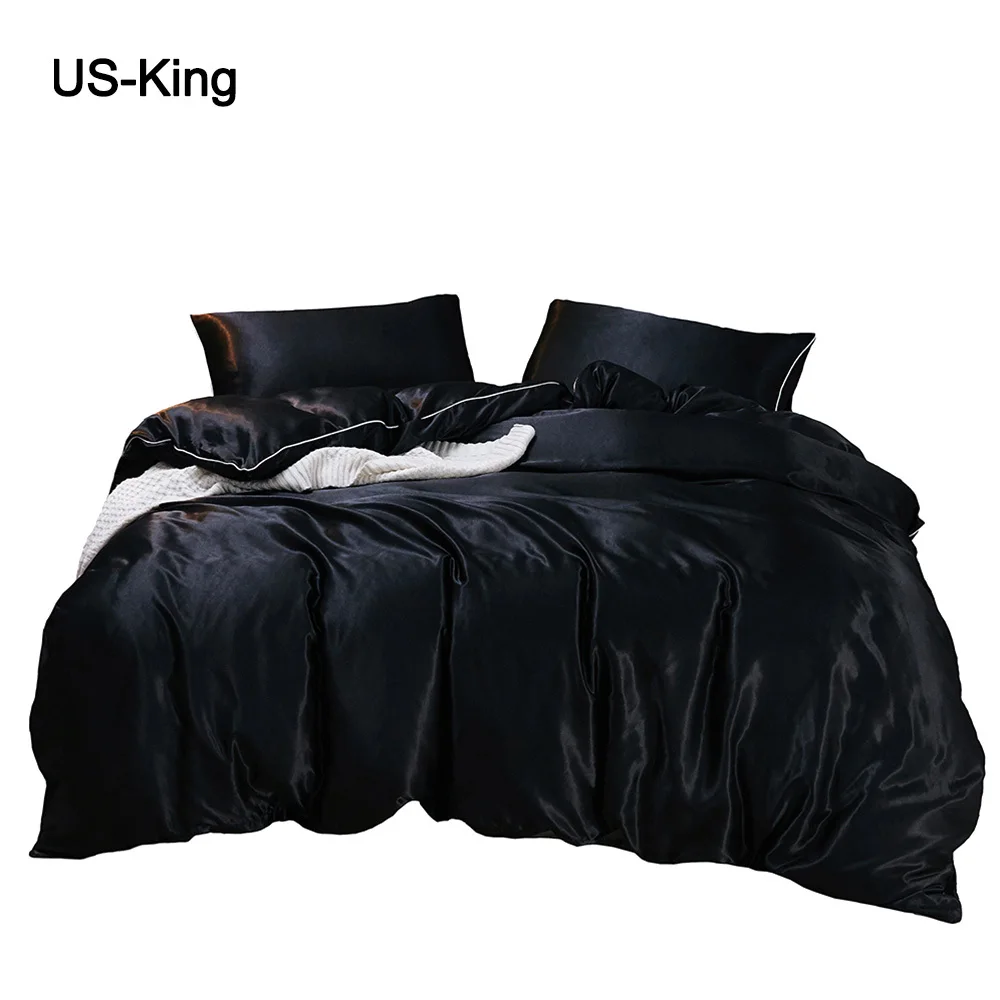 3 Pcs/set 100% pure satin bedding set,Home Textile King size bed set bedclothes duvet cover flat sheet pillowcases New fashion
3 Pcs/set 100% pure satin bedding set,Home Textile King size bed set bedclothes duvet cover flat sheet pillowcases New fashion
