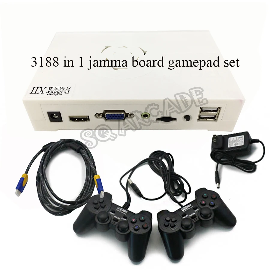 Ящик Пандоры 12 Игровая приставка в комплекте 3188 1 jamma печатной платы 3d игр usb