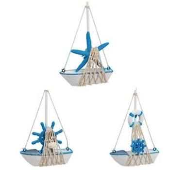 Mini Sailboat Model Decoration - Wooden Miniature Sailing Boat Home Decor Set, Beach Nautical Design
Mini Sailboat Model Decoration - Wooden Miniature Sailing Boat Home Decor Set, Beach Nautical Design