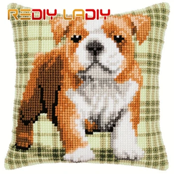 Cross Stitch Cushion English Bulldog DIY Chunky Cross-Stitch Kits Acrylic Yarn Pillow Case Home Decor Sofa Pillows Arts & Crafts
Cross Stitch Cushion English Bulldog DIY Chunky Cross-Stitch Kits Acrylic Yarn Pillow Case Home Decor Sofa Pillows Arts & Crafts