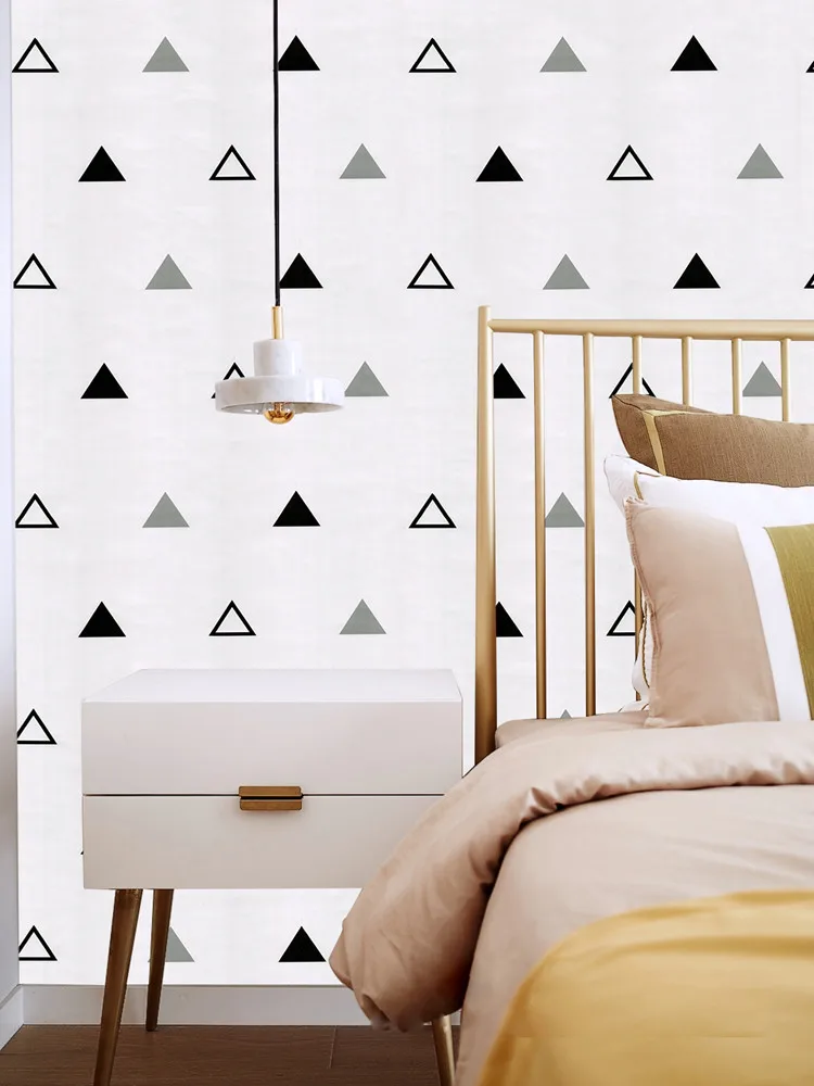 Triangles Wall Pattern Outline Paper Bedroom Living Room Walls Art Stickers - Apartment Vinyl Decal - Kids Room Home Decorative
Triangles Wall Pattern Outline Paper Bedroom Living Room Walls Art Stickers - Apartment Vinyl Decal - Kids Room Home Decorative