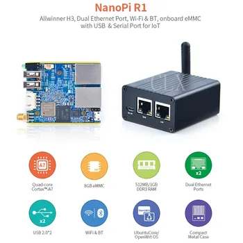 Nanopi R1 Dual-screen internet of things IoT router, support open source Ubuntu and OpenWrt free shipping
Nanopi R1 Dual-screen internet of things IoT router, support open source Ubuntu and OpenWrt free shipping