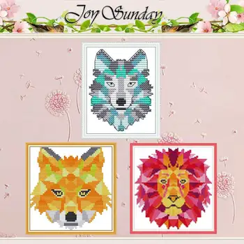 Abstract Animals wolf Counted Cross Stitch 11CT Printed 14CT Cross Stitch Sets Chinese Cross-stitch Kits Embroidery Needlework
Abstract Animals wolf Counted Cross Stitch 11CT Printed 14CT Cross Stitch Sets Chinese Cross-stitch Kits Embroidery Needlework