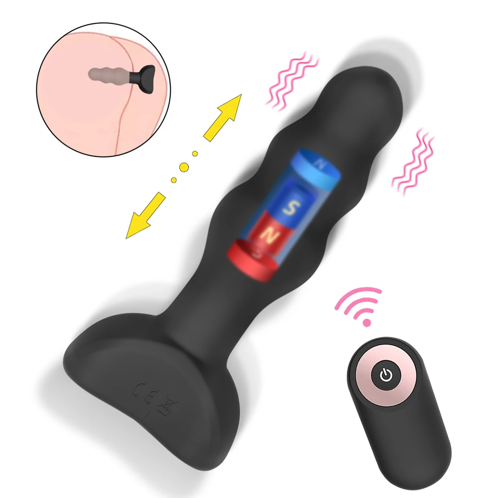 Телескопический Анальный Вибратор