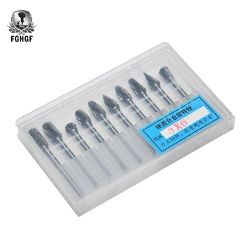 10pcs Mini Tungsten Carbide Drill Bits Set Metal Burr Milling Cutter Accessories Cone Double Diamond Cut Rotary Polishing Tools
10pcs Mini Tungsten Carbide Drill Bits Set Metal Burr Milling Cutter Accessories Cone Double Diamond Cut Rotary Polishing Tools