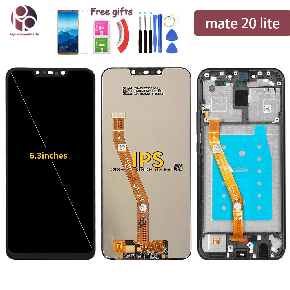 Mobile Phone LCD Display for Huawei mate 20 lite lcd Touch Screen Digitizer Assembly Frame
Mobile Phone LCD Display for Huawei mate 20 lite lcd Touch Screen Digitizer Assembly Frame