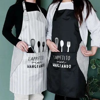 Japanese and Korean simple wind apron can wipe hands waterproof pvc knife and fork apron kitchen can wipe hands apron
Japanese and Korean simple wind apron can wipe hands waterproof pvc knife and fork apron kitchen can wipe hands apron