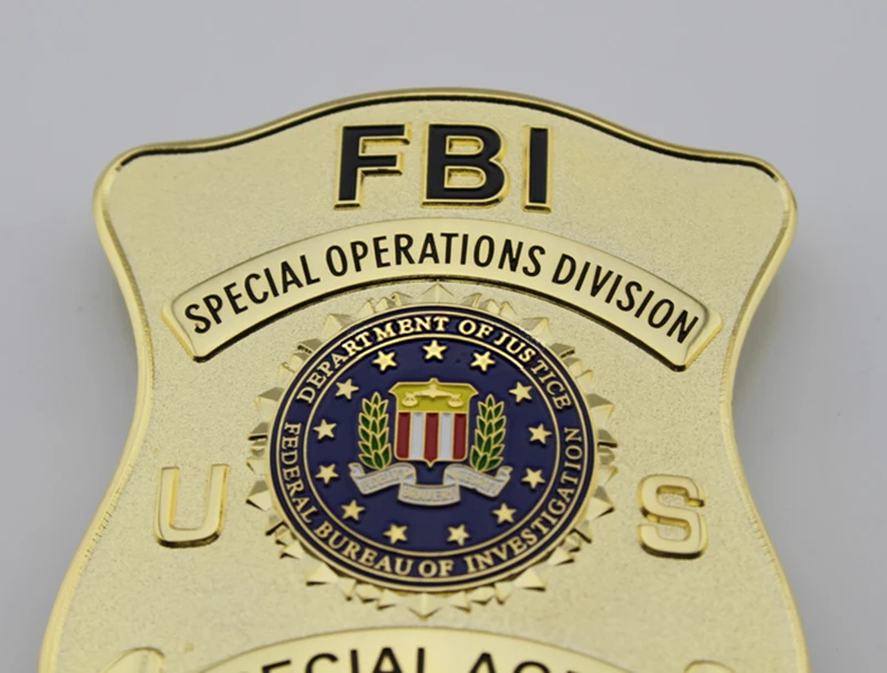 fbi special operations division special agent - pin back with