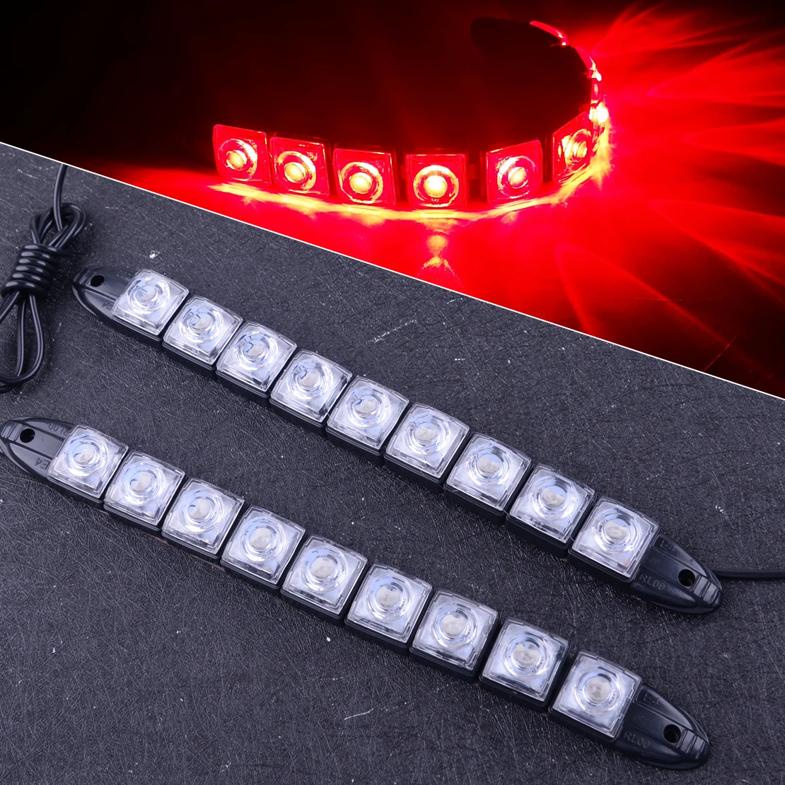 DWCX 2Pcs 12V Safety Marine Boat Bow Daytime Navigation Lights LED Lighting Waterproof Stripe Kit 23.5x2 cm 2028BLBRB
DWCX 2Pcs 12V Safety Marine Boat Bow Daytime Navigation Lights LED Lighting Waterproof Stripe Kit 23.5x2 cm 2028BLBRB