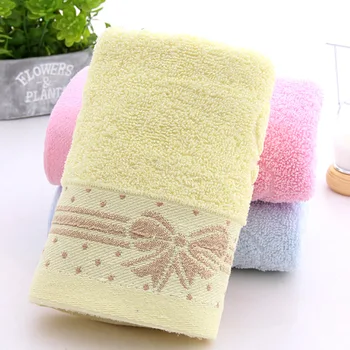 Interrupted Water Absorbent Towel Gaoyang 14 Weak Twist Adult Face Wiping Towel Bow Embroidery Soft Present Towel
Interrupted Water Absorbent Towel Gaoyang 14 Weak Twist Adult Face Wiping Towel Bow Embroidery Soft Present Towel