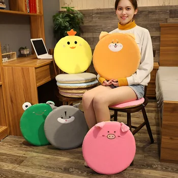 40cm Cute Animals Plush Cushion Soft Cartoon Cat Husky Duck Frog Penguin Bear Stuffed Pillow Chair Cushion Toy Home Decoration
40cm Cute Animals Plush Cushion Soft Cartoon Cat Husky Duck Frog Penguin Bear Stuffed Pillow Chair Cushion Toy Home Decoration