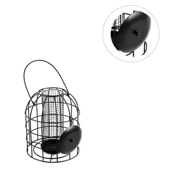 1PC Iron Cage Bird Feeder Black Hanging Birds Feeder with Mesh Grid Tube Pet Bird Food Feeder for Home Pet Store (Black)
1PC Iron Cage Bird Feeder Black Hanging Birds Feeder with Mesh Grid Tube Pet Bird Food Feeder for Home Pet Store (Black)