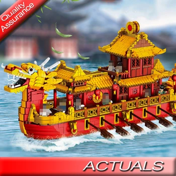 3325pcs Compatible DIY Ship Royal Dragon Boat Xingbao 25002 Building Blocks Chinese Style BOAT Bricks Creator Toy Playmobiled
3325pcs Compatible DIY Ship Royal Dragon Boat Xingbao 25002 Building Blocks Chinese Style BOAT Bricks Creator Toy Playmobiled