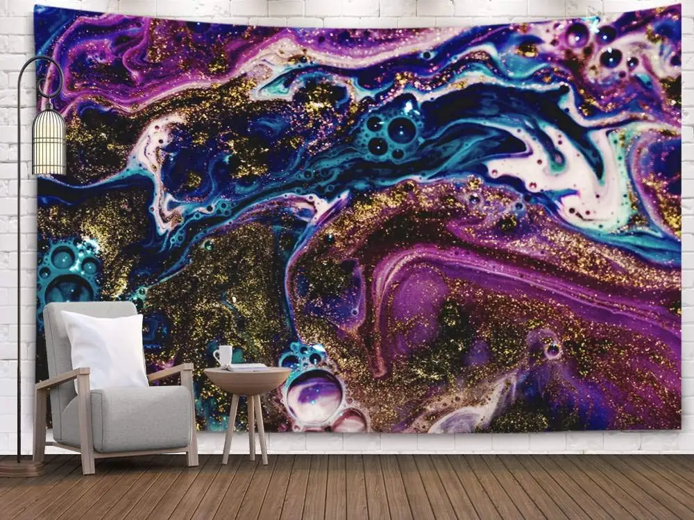 Tapestry for Living Room Dorm Painting Geode Artist Work of Art Aquamarine Luxury in Eastern Style Beautiful Larimar Stone
Tapestry for Living Room Dorm Painting Geode Artist Work of Art Aquamarine Luxury in Eastern Style Beautiful Larimar Stone