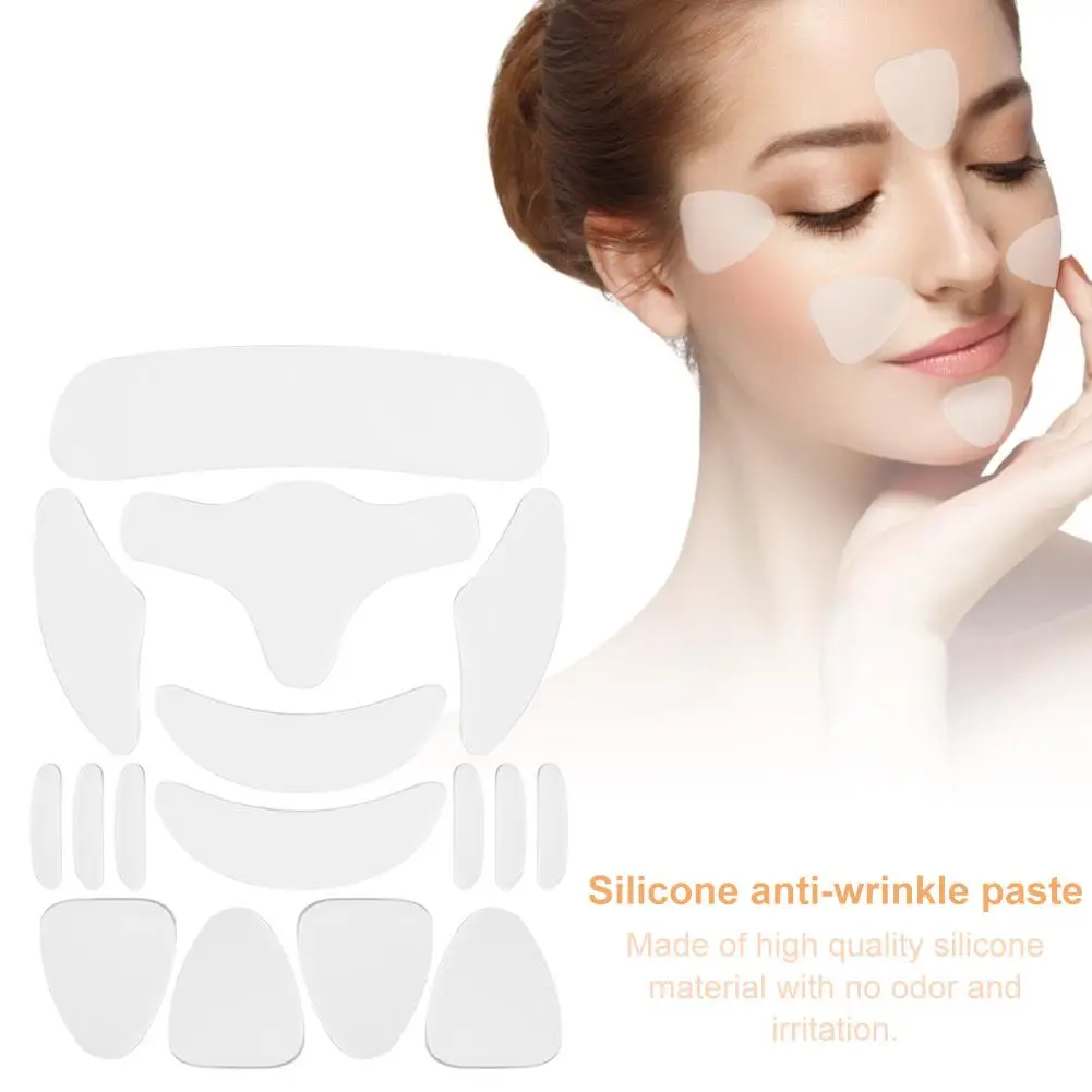16Pcs Silicone Anti-wrinkle Face Forehead Sticker Thin Reusable Face Stickers Facial Line Wrinkle Skin Lift Up Face Care Tool
16Pcs Silicone Anti-wrinkle Face Forehead Sticker Thin Reusable Face Stickers Facial Line Wrinkle Skin Lift Up Face Care Tool