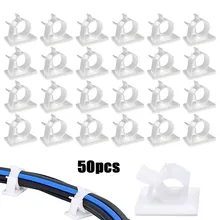 50PCS Buckle Clip Multi-Purpose Plastic White Adhesive-Backed Adhesive Wire Clip Wire Organizer Adjustable Cable Clamp Home
50PCS Buckle Clip Multi-Purpose Plastic White Adhesive-Backed Adhesive Wire Clip Wire Organizer Adjustable Cable Clamp Home