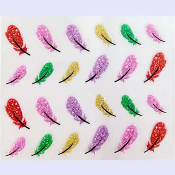 1/6 pcs Glitter Nail Sticker Self Adhesive Nail Gel Stickers For Manicure Bling Feather Nail Design Fake Nails Art
1/6 pcs Glitter Nail Sticker Self Adhesive Nail Gel Stickers For Manicure Bling Feather Nail Design Fake Nails Art