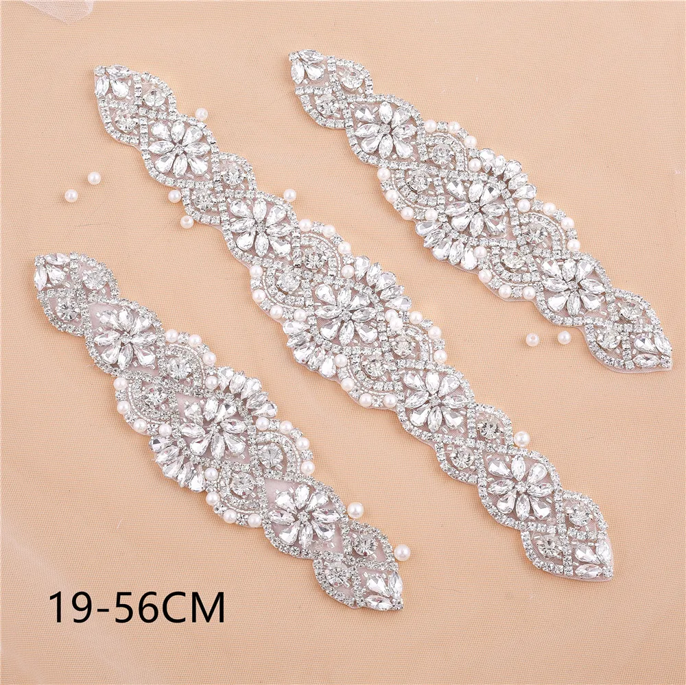 

Diamond Bridal Belt Crystals Mariage Rhinestone Applique Embellished Bride Ceinture Luxe Cinturones Para Mujer for Dresse