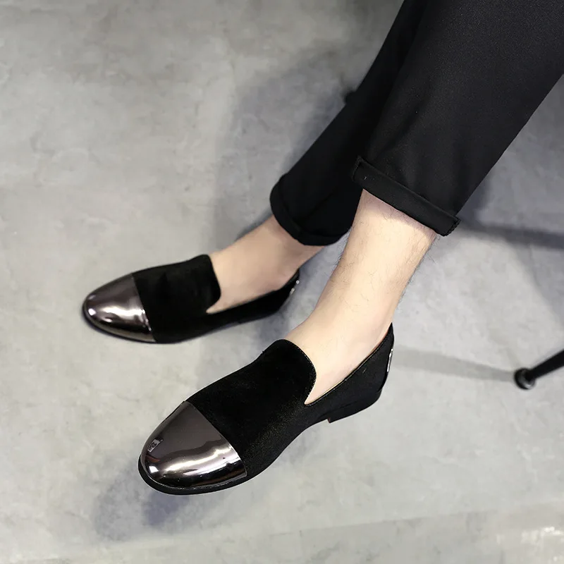 Fashion Men Party And Wedding Handmade Loafers Men Velvet Shoes and Gold Toe Big sequins Men Dress Shoe Men's Flats ST371 
Fashion Men Party And Wedding Handmade Loafers Men Velvet Shoes and Gold Toe Big sequins Men Dress Shoe Men's Flats ST371