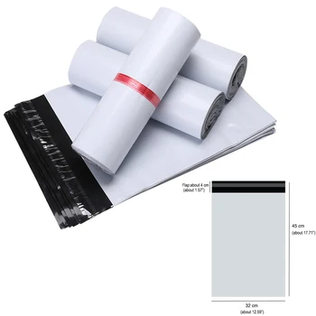 32X45cm White Poly Mailer Envelopes Shipping Bags with Self Adhesive Waterproof Tear-Proof Postal Storage Bags 25/50/100pcs
32X45cm White Poly Mailer Envelopes Shipping Bags with Self Adhesive Waterproof Tear-Proof Postal Storage Bags 25/50/100pcs