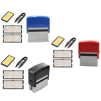 Self Inking Stamp Set Custom Personalised DIY Business Name Number Address Printing Rubber Stamp with Tweezers Kit
Self Inking Stamp Set Custom Personalised DIY Business Name Number Address Printing Rubber Stamp with Tweezers Kit
