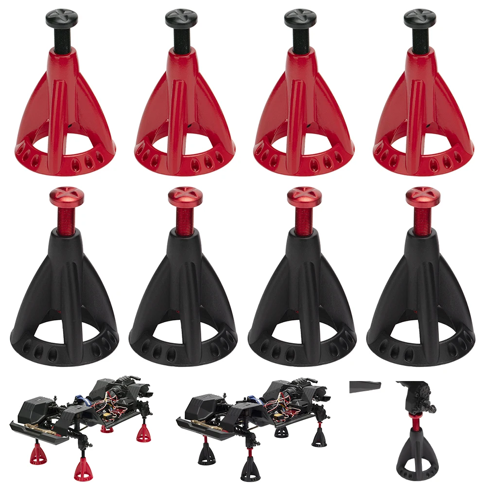 4pcs 6T Metal Jack Pad Stand Adjustable Jack Stand RC Spare Accessories for 1/10 RC Car Parts Repairing
4pcs 6T Metal Jack Pad Stand Adjustable Jack Stand RC Spare Accessories for 1/10 RC Car Parts Repairing