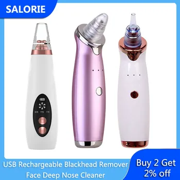 USB Blackhead Remover Face Deep Nose Cleaner Pore Acne Pimple Removal Vacuum Suction T Zone Facial Beauty Clean Skin Care Tool
USB Blackhead Remover Face Deep Nose Cleaner Pore Acne Pimple Removal Vacuum Suction T Zone Facial Beauty Clean Skin Care Tool