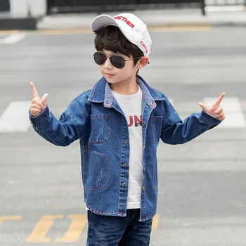 INS HOT Baby Boys Denim Shirt Cotton 3-13 years old Long Sleeve Kids Clothes Printed Letters Denim Jacket Teenager Clothes
INS HOT Baby Boys Denim Shirt Cotton 3-13 years old Long Sleeve Kids Clothes Printed Letters Denim Jacket Teenager Clothes