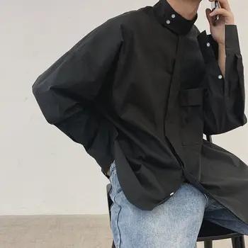 2020 Summer And Autumn New Youth Popular Solid Color Small Stand Collar Loose Long Sleeve Shirt Fashion Casual Wild Shirt M-XL
2020 Summer And Autumn New Youth Popular Solid Color Small Stand Collar Loose Long Sleeve Shirt Fashion Casual Wild Shirt M-XL