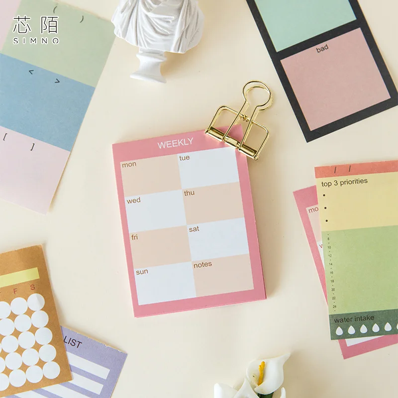 Core Street Origional Notebook Spring Color Series Sticky Notes Note Book Tearable Vocabulary Book. Carry-on Plan 6-
Core Street Origional Notebook Spring Color Series Sticky Notes Note Book Tearable Vocabulary Book. Carry-on Plan 6-