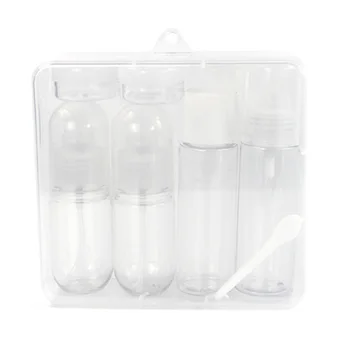 1set Travel Bottles Jar Set Leak Proof Refillable Plastic Pump Spray Lotion Shower Gels Container Dispender Clear Cosmetic Tools
1set Travel Bottles Jar Set Leak Proof Refillable Plastic Pump Spray Lotion Shower Gels Container Dispender Clear Cosmetic Tools