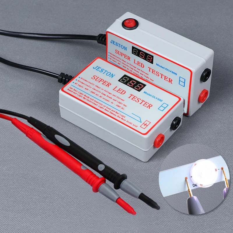 LED Lamp and TV Backlight Tester Multipurpose LED Strips Beads Test Tool Measurement Instruments NEW LED Tester 0-300V Output
LED Lamp and TV Backlight Tester Multipurpose LED Strips Beads Test Tool Measurement Instruments NEW LED Tester 0-300V Output