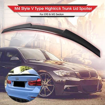 New M4 Style V Type Real Carbon Fiber E90 Car Rear Trunk Boot Lid Spoiler Wing For BMW E90 325i 328i 3 Series Sedan 2006-2011
New M4 Style V Type Real Carbon Fiber E90 Car Rear Trunk Boot Lid Spoiler Wing For BMW E90 325i 328i 3 Series Sedan 2006-2011