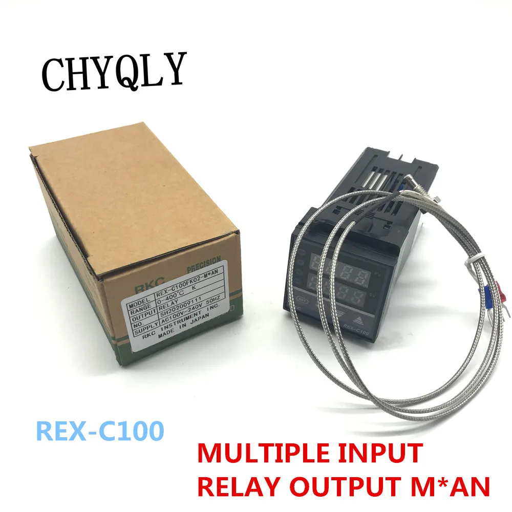PID цифровые Температура контроллер REX C100 (м) с K регулятор температуры термопарным