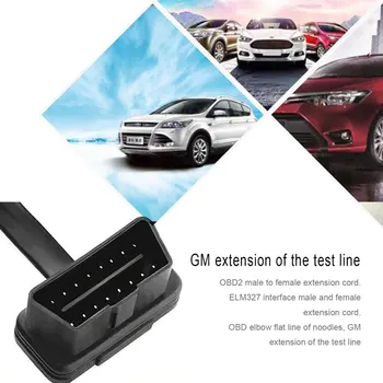 Portable 16 Pin 8 Core OBD2 Extension Cable Male To Female Connection Flat Line Professional Diagnostic Cable for Cars
Portable 16 Pin 8 Core OBD2 Extension Cable Male To Female Connection Flat Line Professional Diagnostic Cable for Cars