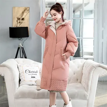 2019 Plus Size Winter Hooded Parkas Long Coat Women Fashion Loose Thick Warm Pink Ladies Cotton Jacket Female Outerwear YH462
2019 Plus Size Winter Hooded Parkas Long Coat Women Fashion Loose Thick Warm Pink Ladies Cotton Jacket Female Outerwear YH462