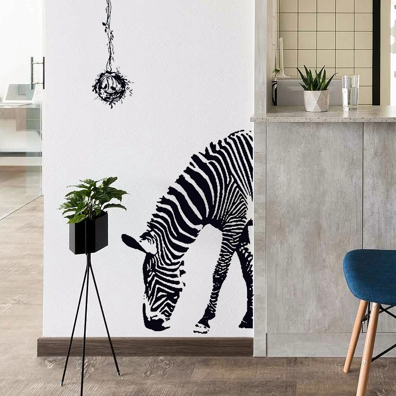 New three generations of removable wall stickers zebra pattern home wallpaper stickers black and white simple style
New three generations of removable wall stickers zebra pattern home wallpaper stickers black and white simple style